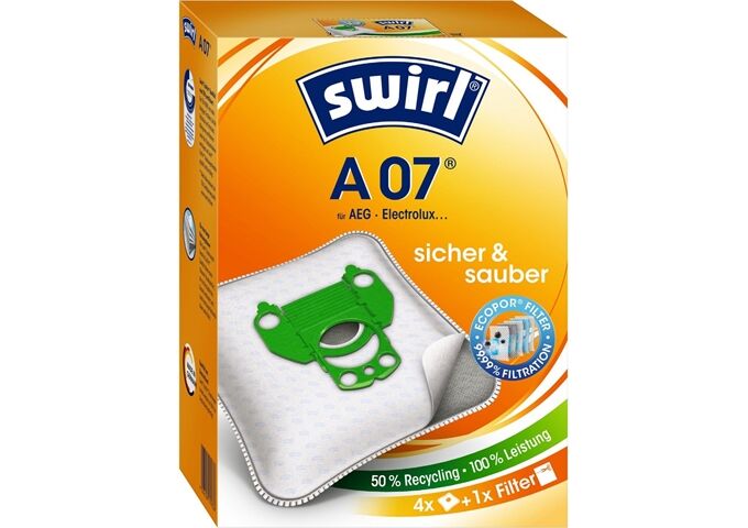 Swirl A 07 MicroPor Power Filter Paket 4 Stück