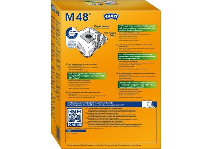 Swirl M 48 MP Plus AirSpace Staubsaugerbeutel