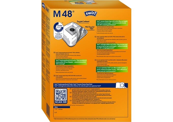 Swirl M 48 MP Plus AirSpace Staubsaugerbeutel