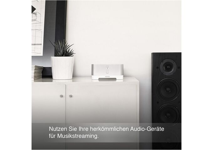 Sonos CONNECT:AMP Weiss-Silber