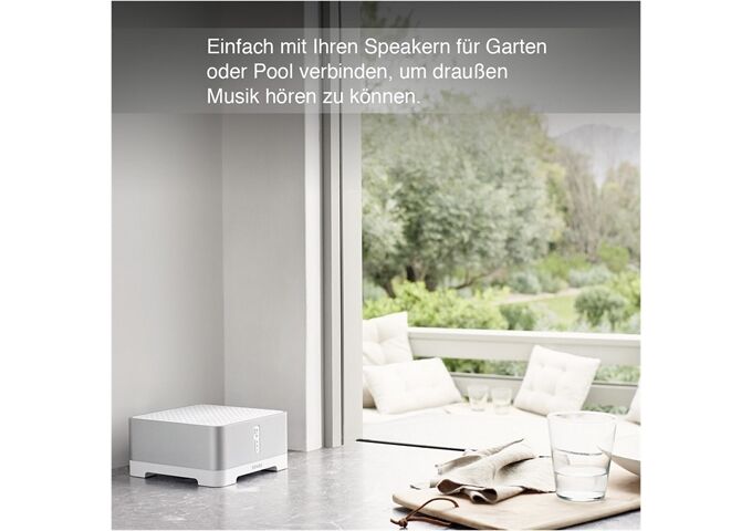 Sonos CONNECT:AMP Weiss-Silber
