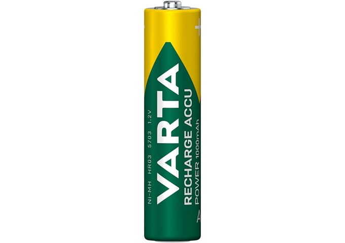 Varta 5703 Recharge Accu Power Micro 1000 mAh.