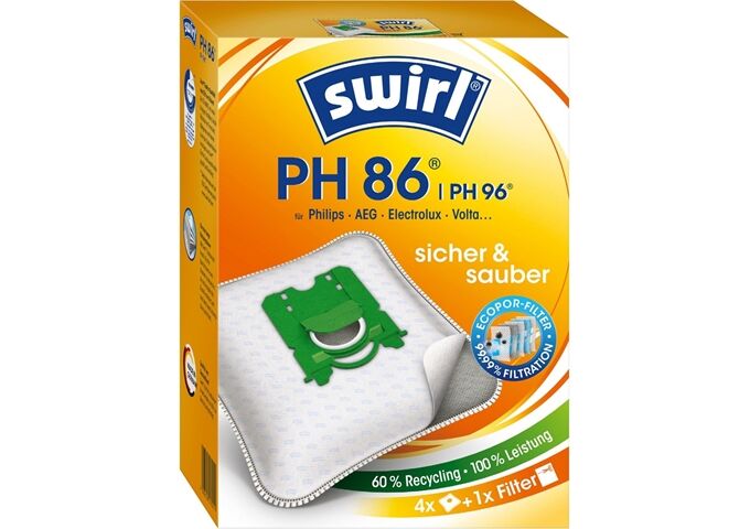 Swirl PH 86 MicroPor Power Filter 4 Stück.