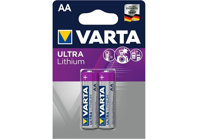Varta 6106 Ultra Lithium Mignon 2er Blister