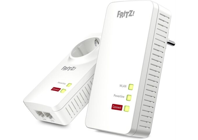 AVM FRITZ!Powerline 1260 WLAN Set Weiss