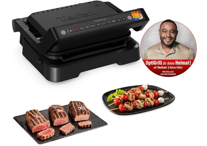Tefal GC7728 Optigrill 2in1 BLK