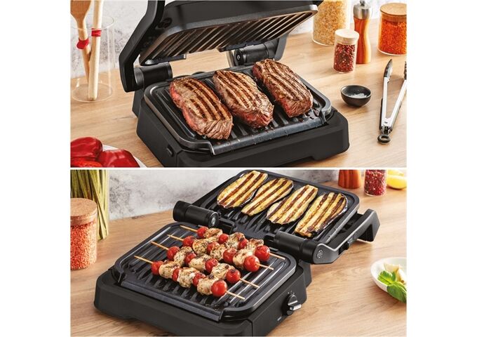 Tefal GC7728 Optigrill 2in1 BLK