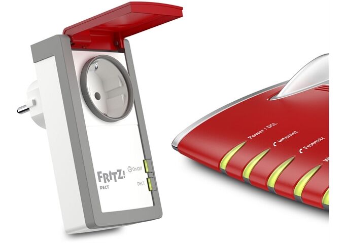 AVM FRITZ!DECT 210 Weiss-Rot