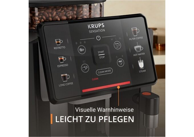 Krups EA910A Kaffeevollautomat Sensation C90 Black Nube
