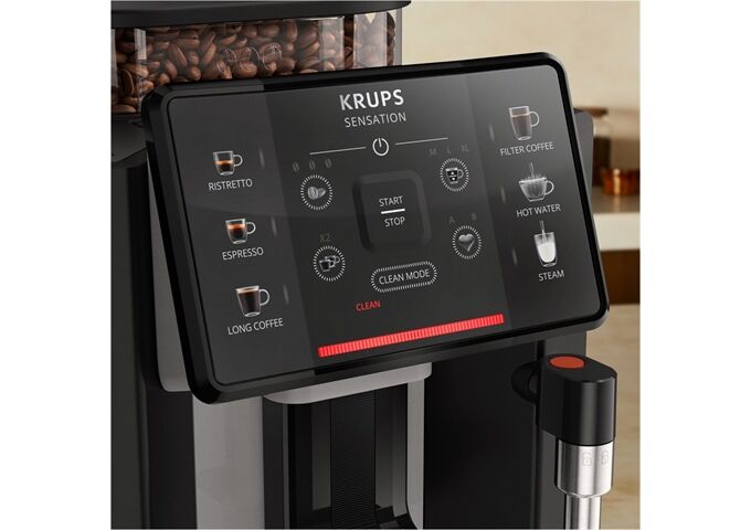 Krups EA910A Kaffeevollautomat Sensation C90 Black Nube