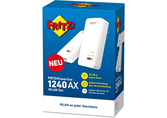 AVM FRITZ!Powerline 1240 AX WLAN Set