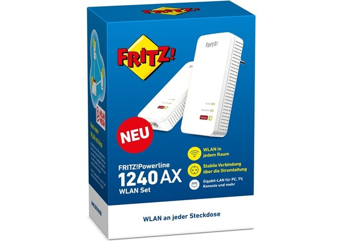 AVM FRITZ!Powerline 1240 AX WLAN Set