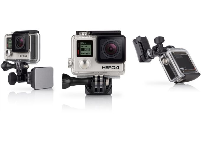 GoPro Front- und Seiten-Helmhalterung