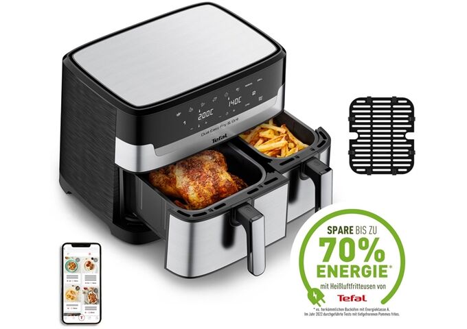Tefal EY905D Dual Easy Fry & Grill