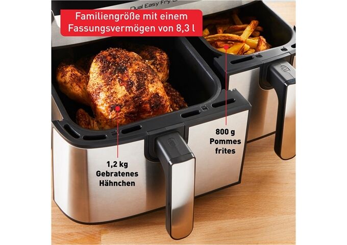 Tefal EY905D Dual Easy Fry & Grill