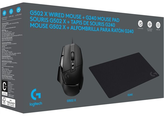 Logitech G G502 X Bundle