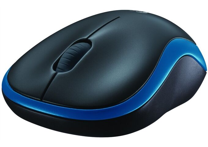 Logitech M185 Wireless Mouse Blau