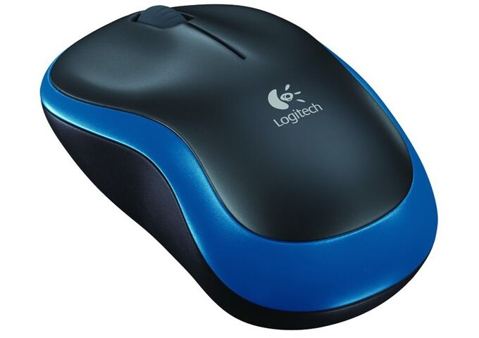 Logitech M185 Wireless Mouse Blau