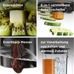 Kenwood Elektro FDM72.990SS Multipro XL Weigh + Kenwood Elektro FDM72.990SS Multipro XL Weigh +