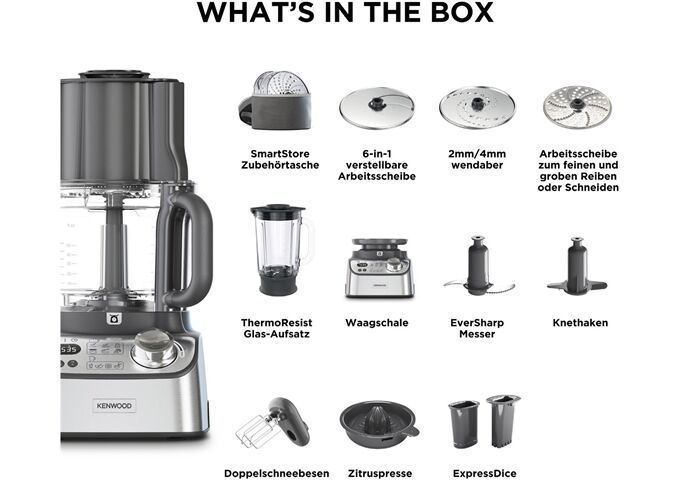 Kenwood Elektro FDM72.990SS Multipro XL Weigh +