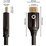 Oehlbach Black Magic MKII HDMI Kabel (0,75m) Oehlbach Black Magic MKII HDMI Kabel (0,75m)