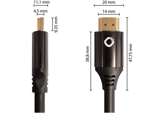 Oehlbach Black Magic MKII HDMI Kabel (0,75m)